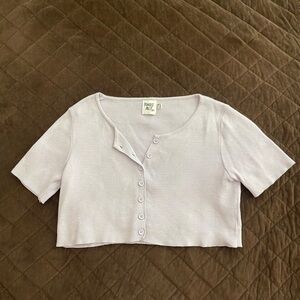 lilac Princess Polly crop top - size 2